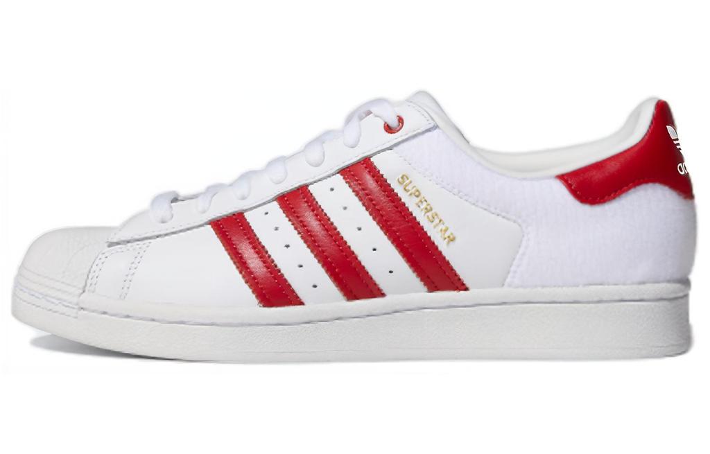 Adidas Superstar 'Velcro Patches - White Scarlet' FY3117