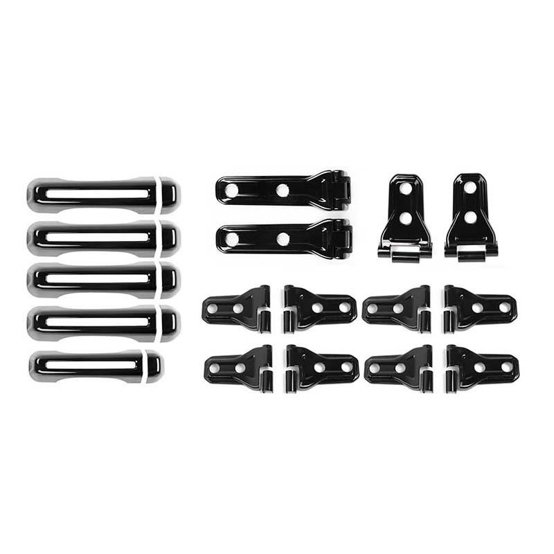 ABS капот двигателя автомобиля крепление для запасного колеса шарнирная ручка украшение корпуса наклейка наклейка для Jeep Wrangler JL 2018 Up 4-дверная версия Внешние аксессуары