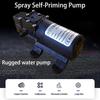 Dc 12V 120PSI 60W 5L/Min High Pressure Diaphragm Pump Mini Electric Self-priming Pump Water Washing Machine Pesticide Spraying