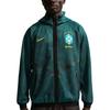 Худи на молнии Dri-Fit для сборной Бразилии, оверсайз, дышащее, с длинным рукавом, быстросохнущая футболка, мужские топы IH1757-369