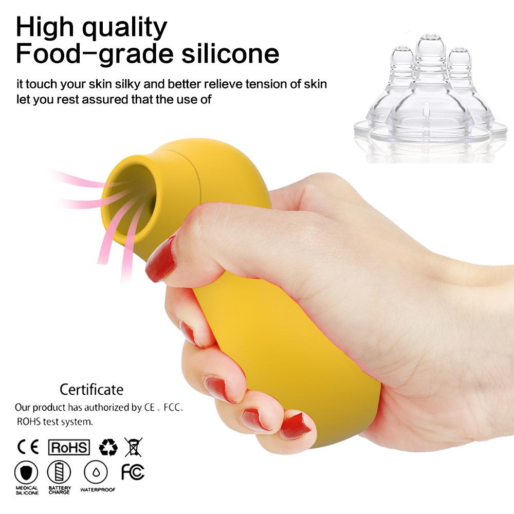 Dual-Stimulation Sucking Vibrator | Clitoral & Nipple Stimulator for Women | Quiet Discreet Adult Toy
