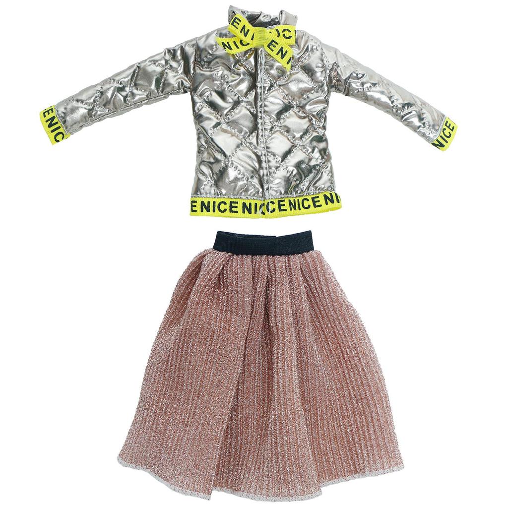 2x Одежда для куклы ручной работы Кожаное пальто Модная Зимняя Повседневная одежда для 30-сантиметровой куклы для куклы Кена Аксессуары Кукольный домик Детская игрушка(НЕТ КУКЛЫ)