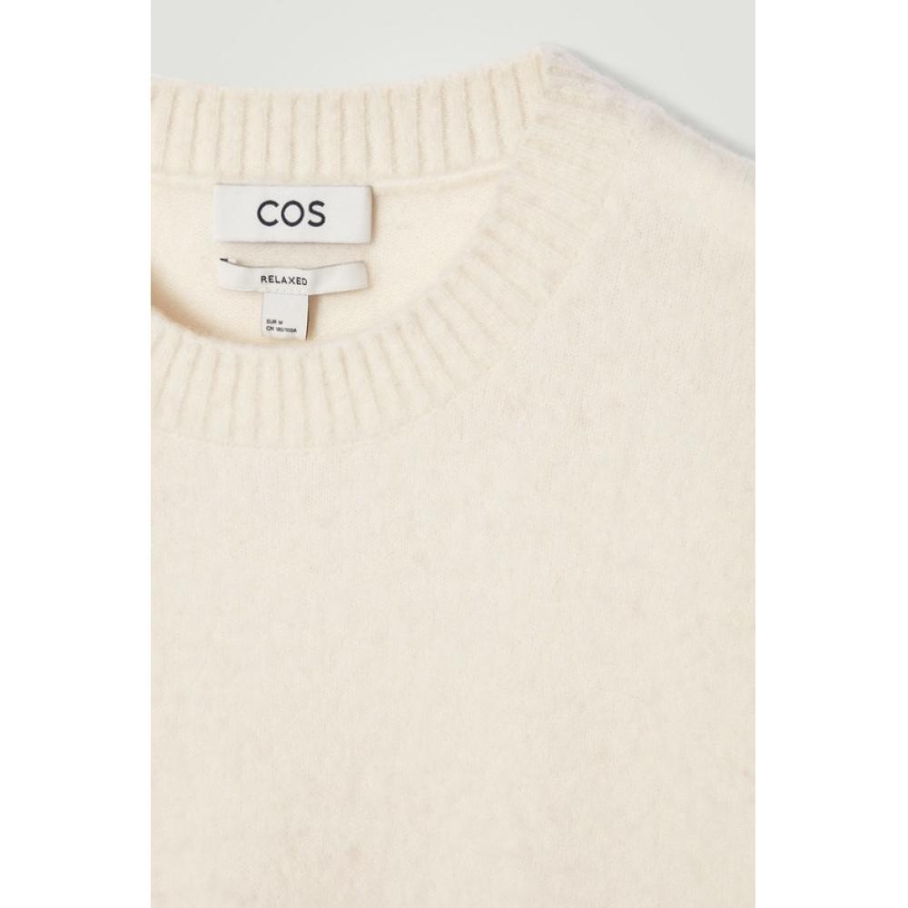 COS Японский шерстяной свитер с круглым вырезом