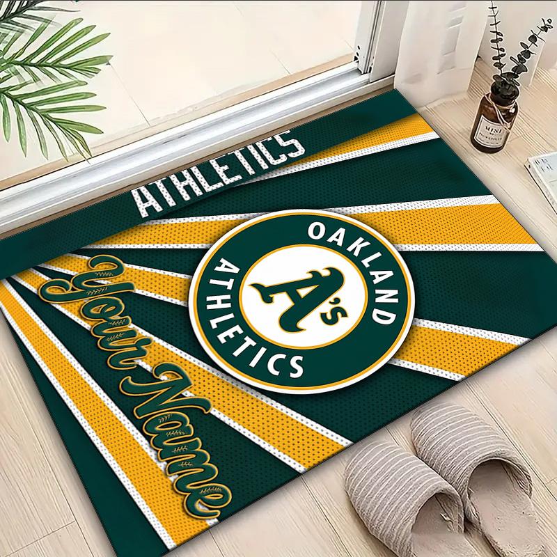 Custom Name Rug Oakland Team Area Rug Suitable for Indoor And Outdoor,Carpets for Homes, Offices,Living Rooms,Home Decor,Christmas Gift