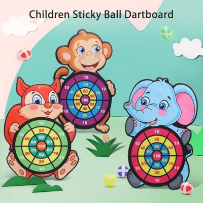 Детская настенная мишень для дартса с липким мячом, креативный интерактивный набор для метания игр