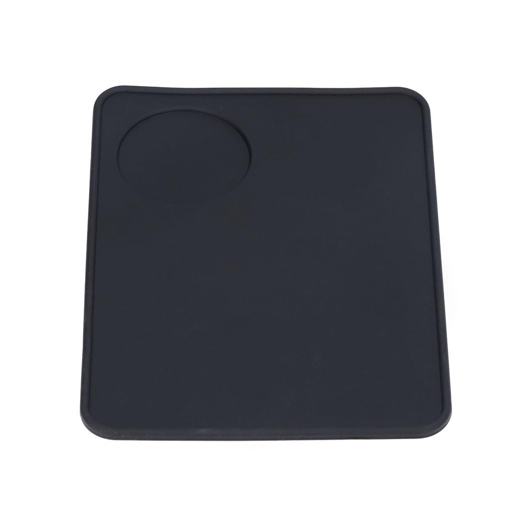 Коврик для трамбовки кофе, мягкий, гибкий, черный, пищевой силикон, без запаха, нескользящий, угловой трамбовщик для кофе