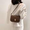 Korean Style Crossbody Bag Texture Women Underarm Bag Elegant PU Leather Shoulder Bag  Outdoor