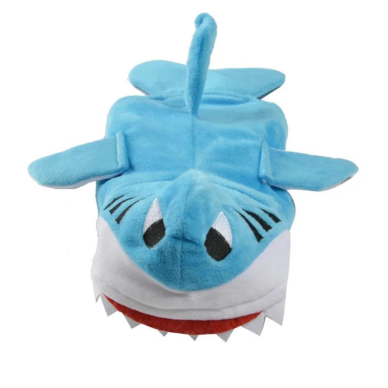 Halloween Dog Costumes Winter Dog Clothes Funny Shark Costume Warm Fleece Puppy Pet Coat Jacket Clothing For Small Dogs Cats