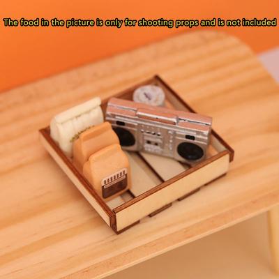 1:12 кукольных миниатюрных хлебных корзин, ящик для хранения, полка, стеллаж, модель домашней мебели, декор, игрушка