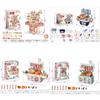 Mini Children Kitchen Toys Set Cook Food Pretend Play Role Toys Kitchen Counter Play Set  Kids Gift