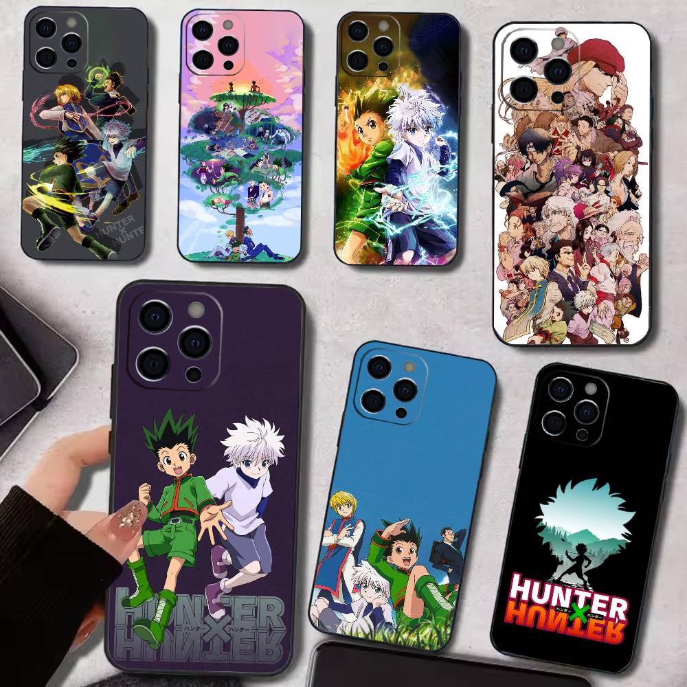 ГОРЯЧИЙ Аниме H-Hunter x Hunter Чехол для телефона Силиконовый Мягкий Для IPhone 17 16 15 14 13 12 11 X XR Plus Pro Max Plus