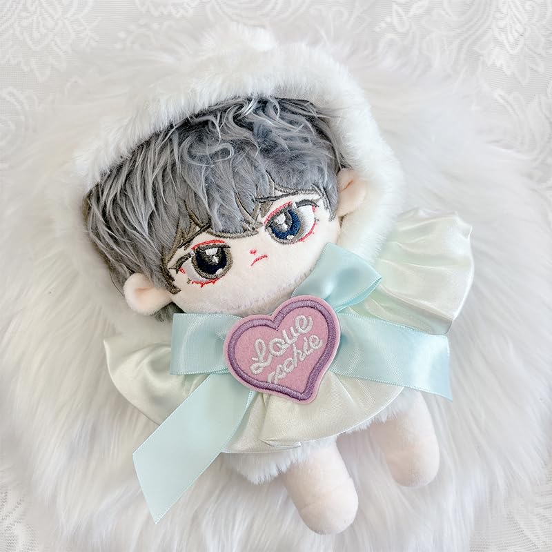 [Plush Clothing] Plush Bib [for 20cm] Light Blue g.triger G-Trigger Plush Toy, Oshinui Kigurumi [Used]