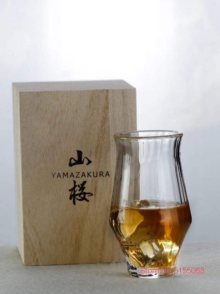 Chamvin Design Work Стакан для виски YAMAZAKURA Музыкальный Японский стиль Проволочный бокал для вина Тюльпан Коньяк Бренди Копита Дегустационный бокал для саке