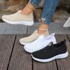 Shoes Women's Autumn Fly-woven Breathable Large-size Casual Shoes Soft Sole Light One-pedal Single Shoes Women's Shoes
