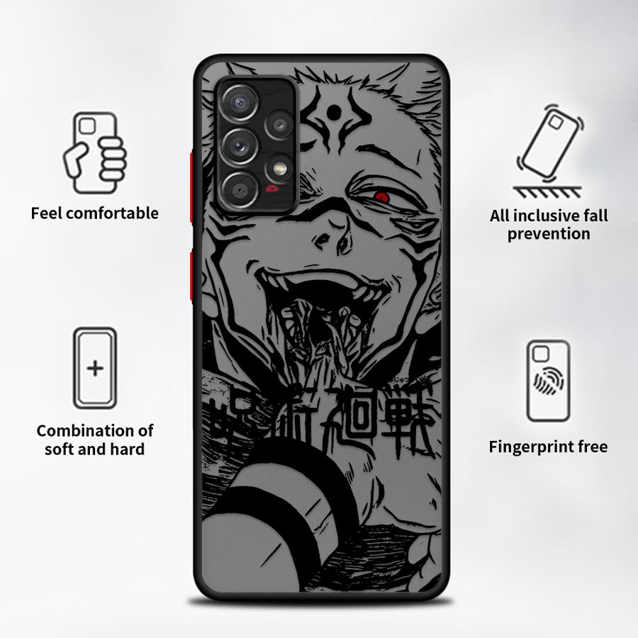 Крутой японский аниме чехол для Samsung Galaxy A17 A52 A34 A36 A54 A56 A55 A16 A15 A53 A14 A23 A52S A72 A73 A33 A35 Чехол для телефона