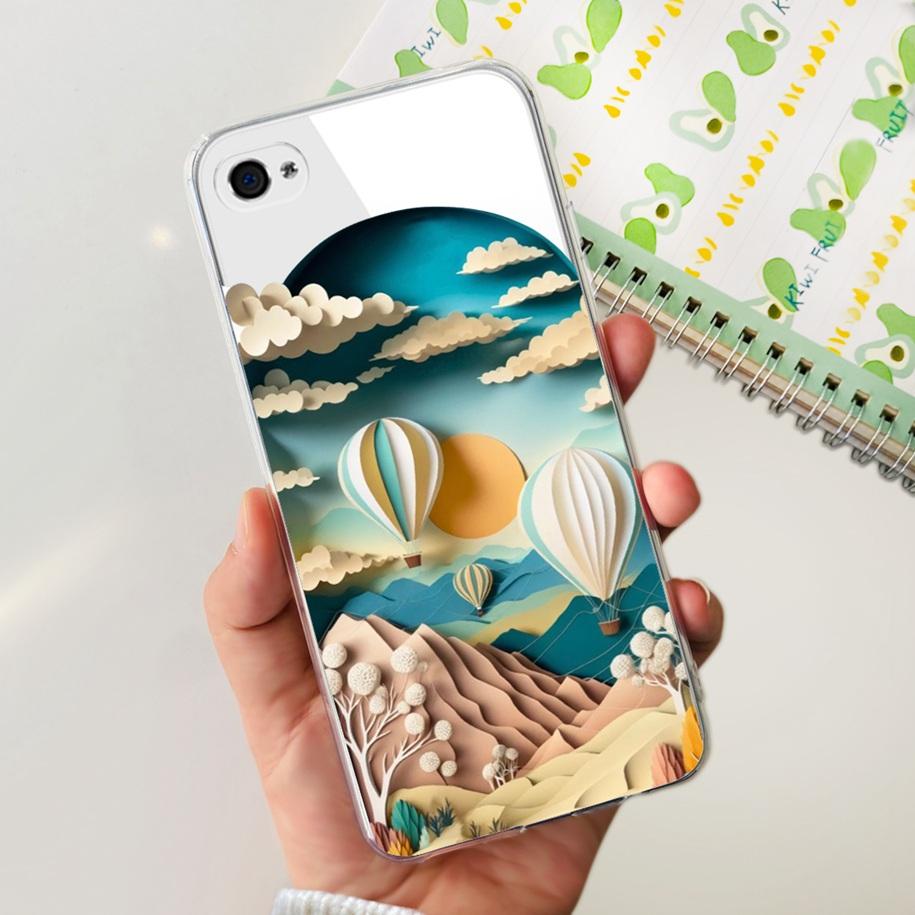 Case For iPhone 4 4S Case Cute Panda Cartoon TPU Shockproof Cover For Apple iPhone 4 iPhone 4S iphone4 i4 Cases Protective Shell