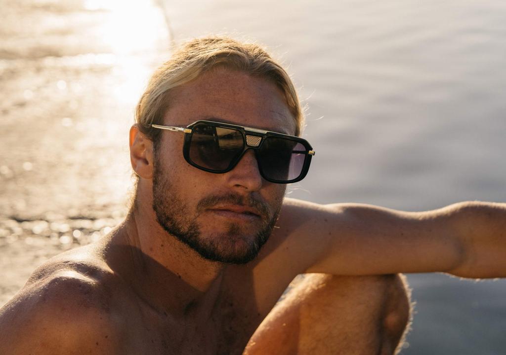 Men's Large Wide Frame Sunglasses Black - Extra Large Square Big Size Hip Hop Urban Style Shades 145mm, Black L5555