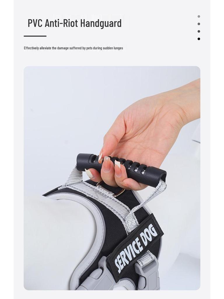 Шлейка для собаки в стиле седла K9 и поводок - Взрывозащищенная, для средних/крупных пород, бордер-колли, золотистый ретривер