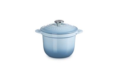 Le Creuset литой эмалированный горшок кокотница каждые 18 Coastal Blue Gas IH духовка совместима свадебный подарок годовщина свадебный подарок подарок на праздник