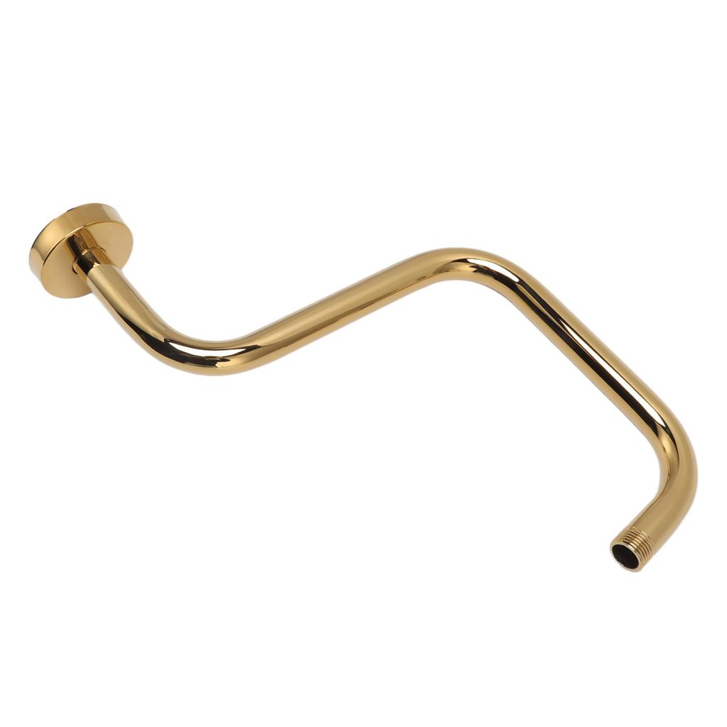 Shower Extension Arm Stainless Steel High Rise Shower Arm with Flange Wall Mounted Shower Head