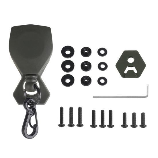 NVG Anti-lost Lanyard 360 Degree Rotation Helmet Mount Night Vision Goggles Telescopic Rope Strap for WILCOX L2 G05 Three-Hole NVG Mounting System