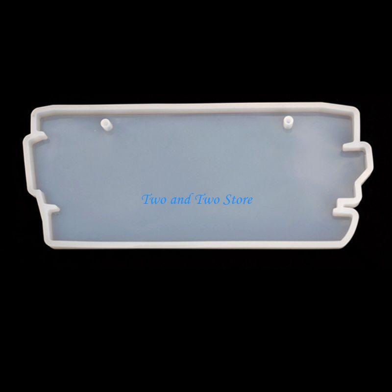 HX6F Silicone Molds for Resin Rectangle Doorplate Epoxy Crystal Mold DIY Tablet Pendant Door Hanging Welcome Sign Plate Craft