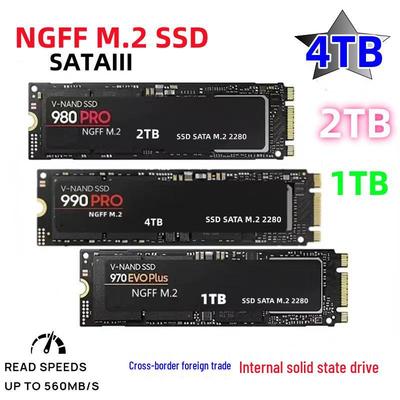 990PRO 980 NGFF M.2 SSD Обновление: 4 ТБ/2 ТБ Внутренний накопитель SATA 3.0
