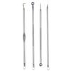 4PCSSet Stainless Steel Blackhead Acne Blemish Removal Needle Kit Tool