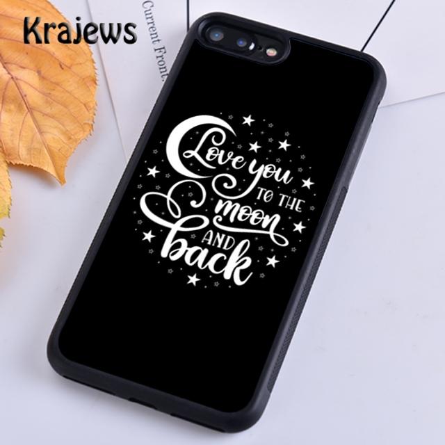 Я люблю тебя до луны и обратно Чехол для телефона для iPhone 17 Air 16 15 14 plus 12 13 pro max Fundas