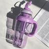 1300 мл симпатичная бутылка для воды с трубочкой, герметичная крышка, регулируемый ремешок, портативная дорожная кружка, большая емкость, бутылка для фитнеса, велосипеда, летний горшок для холодной воды без BPA
