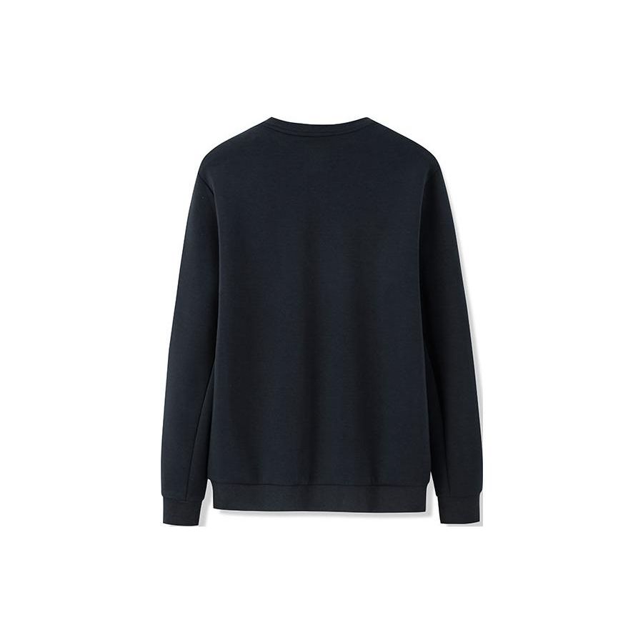 Anta Свитшот с круглым вырезом и логотипом и национальным флагом, мужские топы, черный 152250708-2