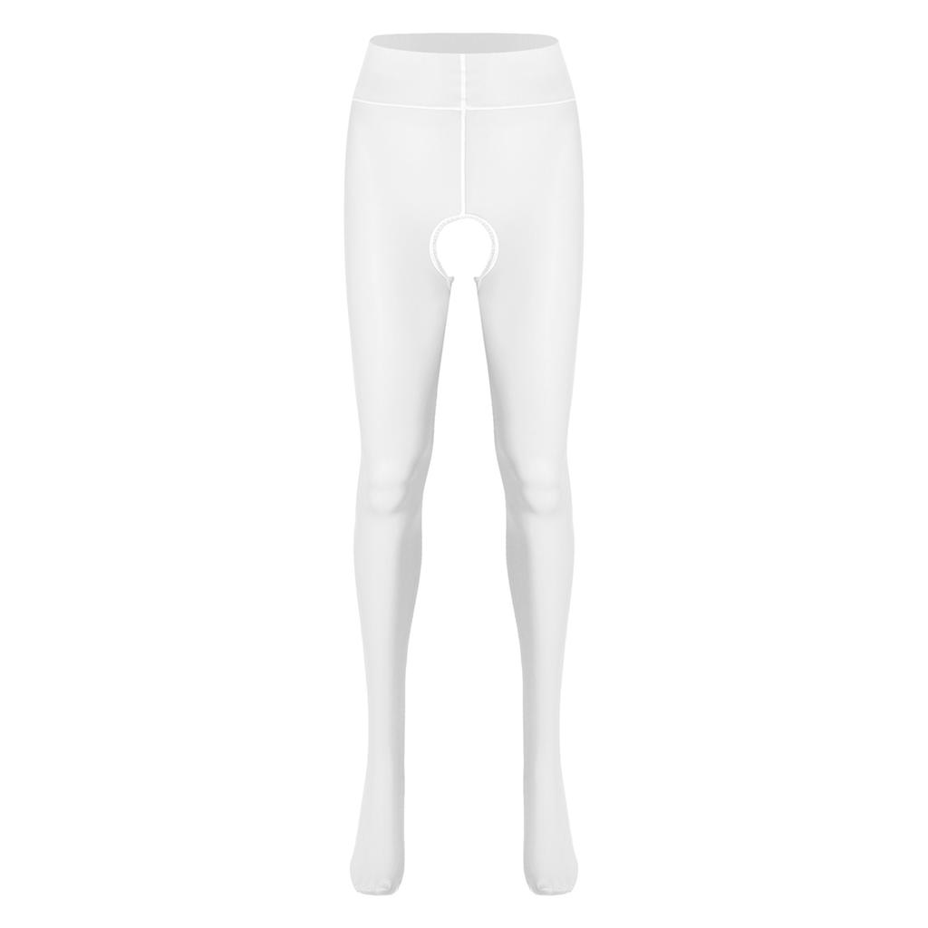 Женские прозрачные колготки с высокой талией, глянцевые колготки, ультратонкие трусики, чулки