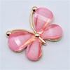 10pcs Cute Butterfly Alloy Jewelry Accessories Stained Glass Costume Decoration Metal Buttons