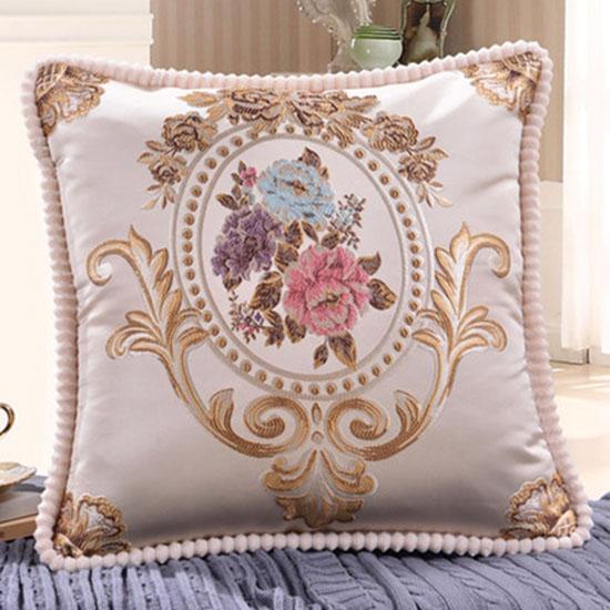 Моющиеся чехлы на подушки в европейском стиле с принтом, наволочка для дивана для гостиной, автомобильная подушка, подушка для поясничной поддержки, съемный чехол