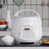 KitchenCook Рисоварка 2.2л - Встроенная пароварка - 400Вт - 4 автоматических режима приготовления - Отложенный старт - Белый