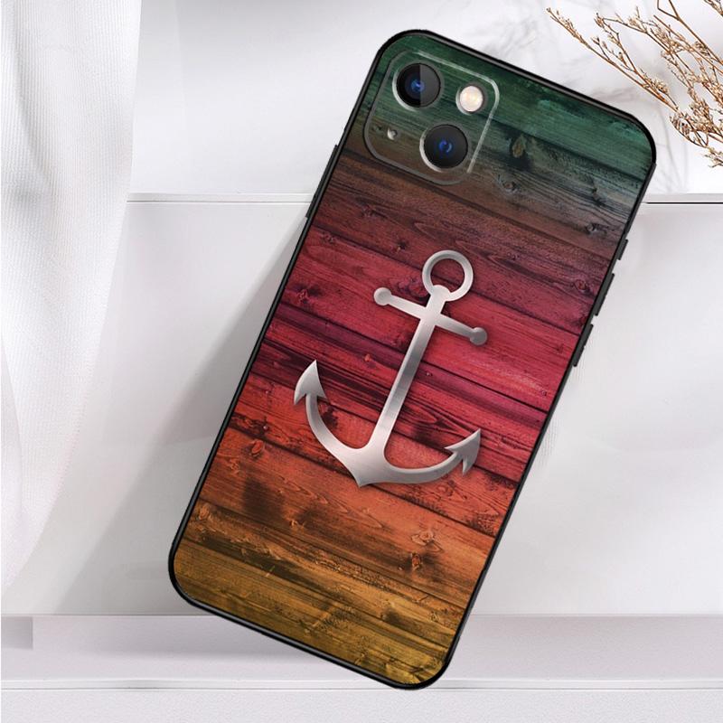 Чехол для телефона Anchor Boat для iPhone 14 13 12 11 16 15 Pro Max Plus Mini 7 8 X XR XS Max Мягкий чехол