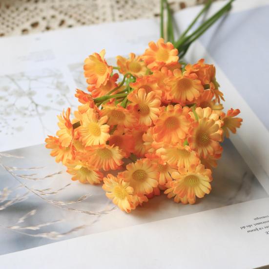 Искусственный букет цветов на гибких стеблях, реалистичные шелковые искусственные цветы для декора дома в лесном стиле, не требующие ухода, свадебные композиции