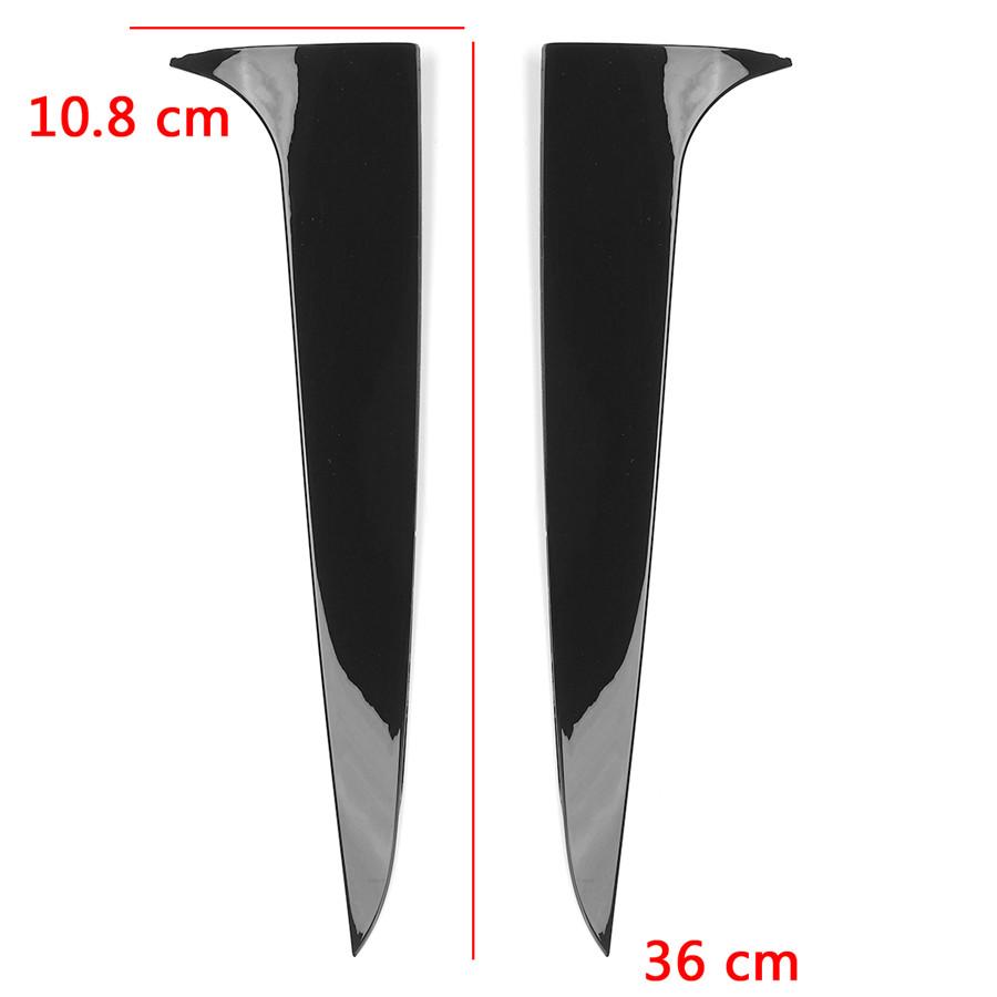 2 шт., глянцевый черный спойлер на заднее окно, боковая накладка на крыло для BMW X3 F25 2011-17