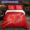 Hull KR Pattern Microfiber 3Pcs Bedding Set Decor Duvet Cover Set For Bedroom Home Use