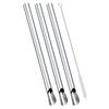304 Stainless Steel Milkshake Straw Pearl Milk Tea Drinking Straw Set with Brush Fruit Juice Cocktail Straw Bar Accessories