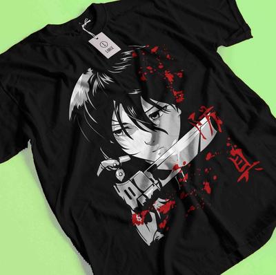 Футболка Attack On Titan, футболка Eren Mikasa, футболка Levi's, футболка AOT Erwin Hange Armin.