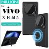 Nillkin for Vivo X Fold5 / X Fold 5 Case Super Frosted Shield Prop Magnetic Cover Camera Flip Mount Ultra Thin Matte PC Anti Shockproof Back Cover