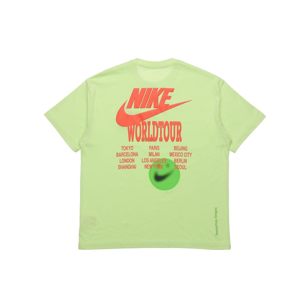 Nike Embroidered Logo Print Sports Crew Neck T-Shirt Men Tops Green DA0990-383