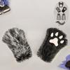 Plush Wolf Ear Hairband Faux Fur Arm Leg Warmers New Wolf Ears Headband  Headwear