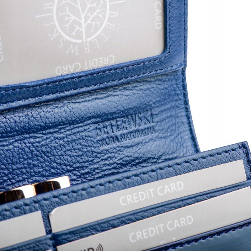 ZBPD-BS-100 BLUE Women' wallet ROYAL + CERTIFICATE