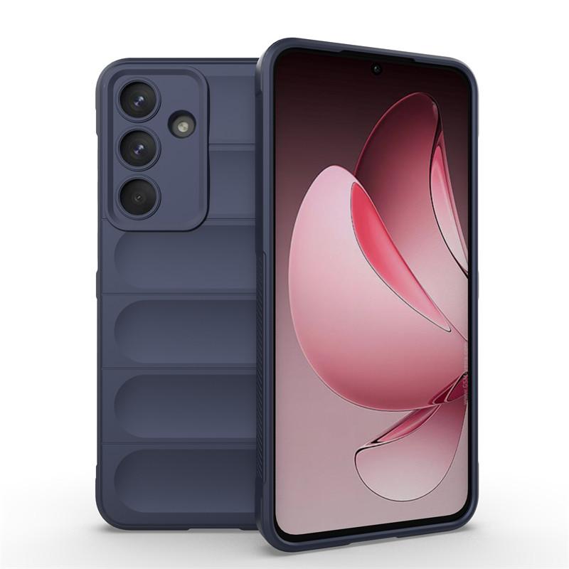 Чехол-бампер Samsung Galaxy S25 FE из мягкого силикона с текстурированным захватом