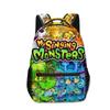 Роскошный Новинка my singing monsters Студенческий Рюкзак для Книг Тетрадей 3D Печать Оксфорд Водонепроницаемый Рюкзаки для Путешествий для Мальчиков/Девочек