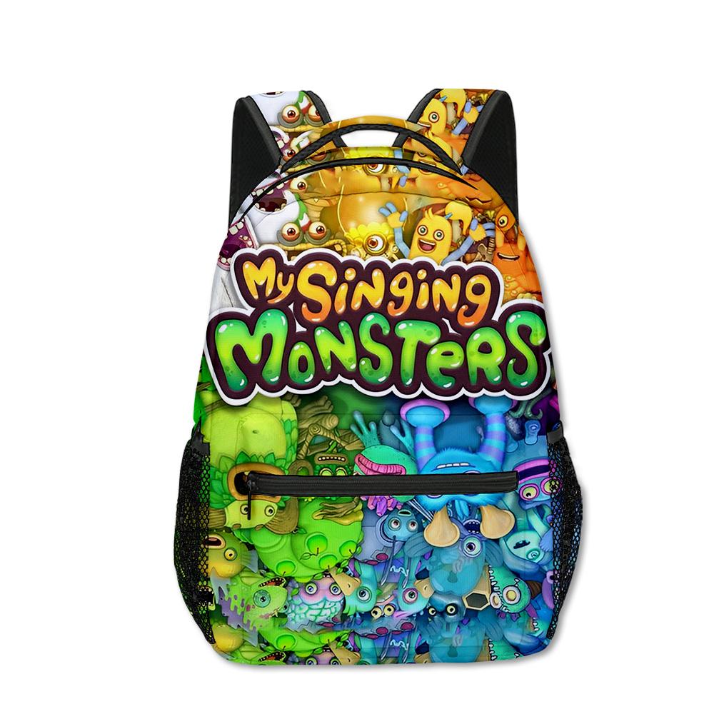 Роскошный Новинка my singing monsters Студенческий Рюкзак для Книг Тетрадей 3D Печать Оксфорд Водонепроницаемый Рюкзаки для Путешествий для Мальчиков/Девочек