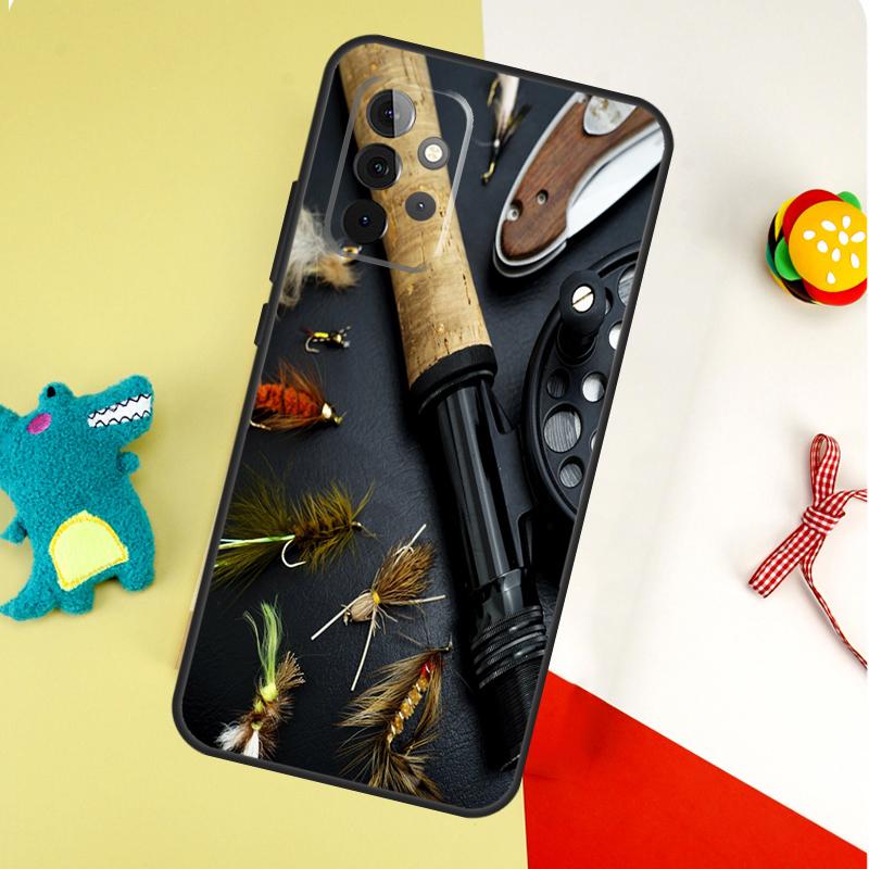 Fishing Rod Tool For Samsung Galaxy A54 A34 A14 A55 A35 A15 A53 A33 A13 A05 A06 A16 A22 A32 A52 Phone Case