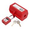 100?220V Electrical Plug Lockout Device with 38mm Padlock Key for Industrial Chemical Electric Power